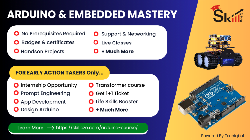 Arduino And Embedded Mastery